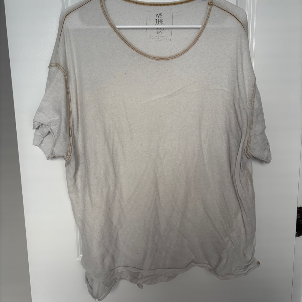 Women’s We The Free Yellow/Cream Top Size: M